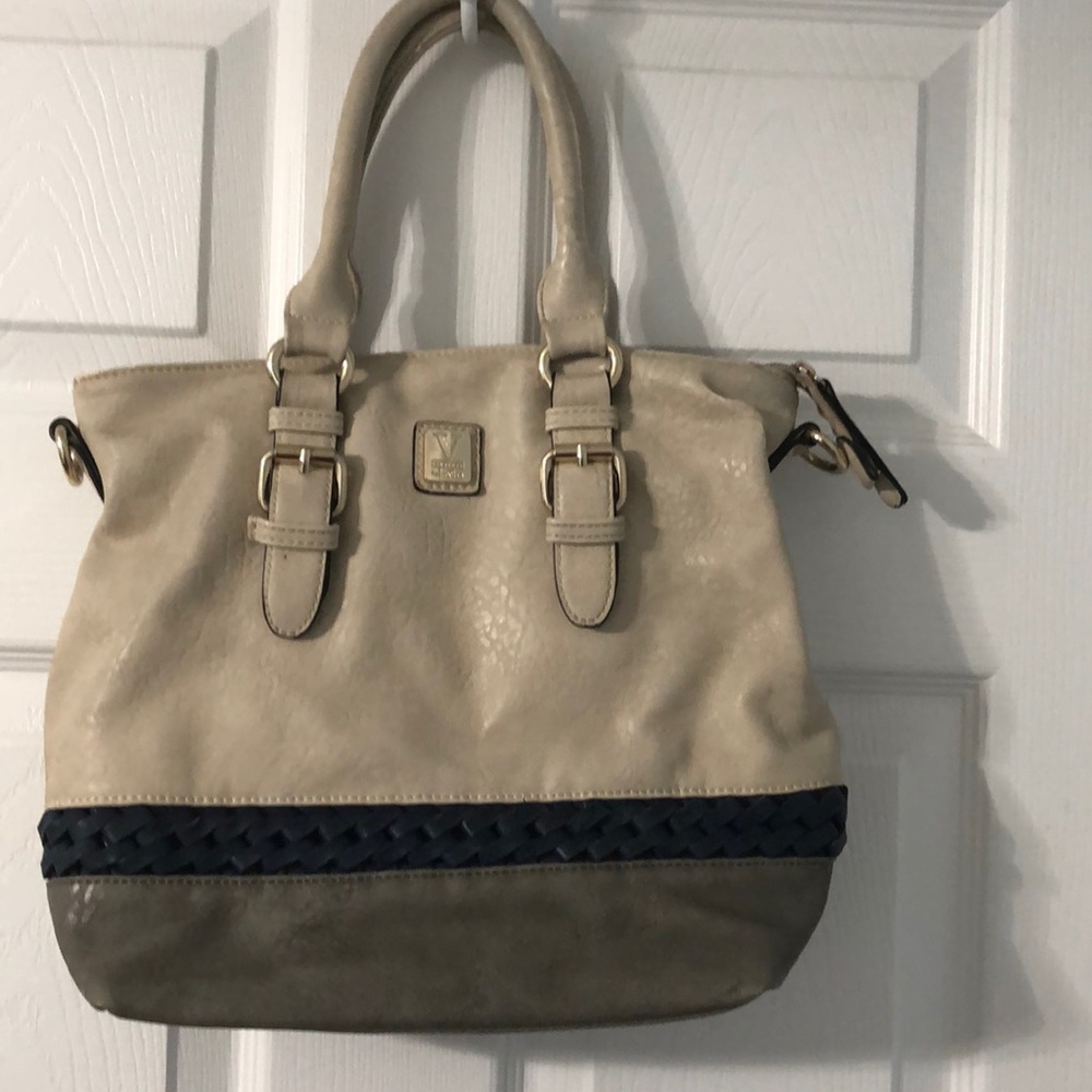 Blue and beige pocketbook by Kona